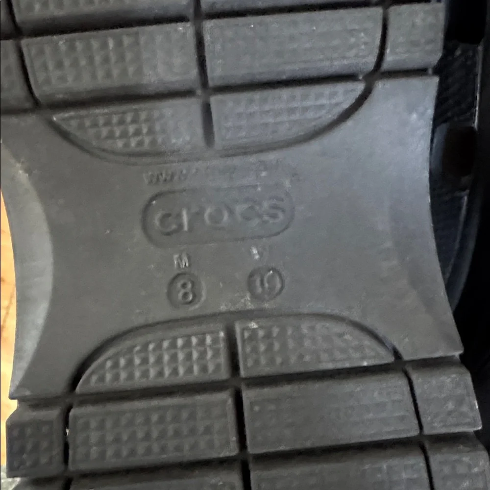 CROCS Black Platform Clogs - Picture 5 of 5